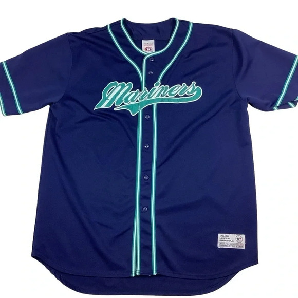 Vintage Seattle Mariners MLB button front fan jersey - Picture 1 of 6